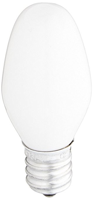 GE Lighting 20573 4-Watt Night Light, White C7, 12 Bulbs