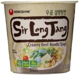 Nongshim Sir Long Tang Creamy Beef Noodle Soup 26 Ounce Pack of 6