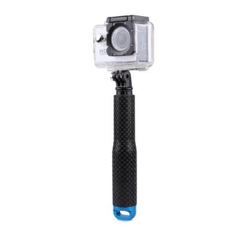 Lightdow X-POV 19" GoPro/SJCam Telescoping Handle Grip for X-Sports - Sky Diving Skiing Surfing Snorkeling Video Recording (Blue)