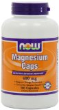 NOW Foods Magnesium Capsules 180 Capsules  400mg