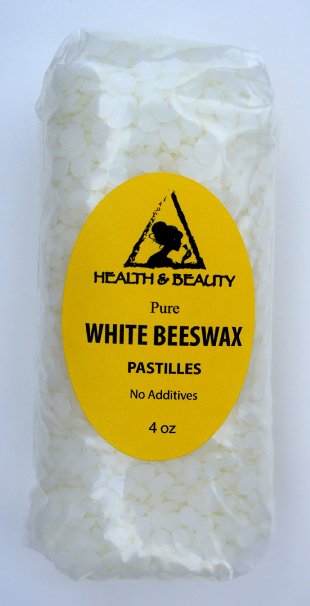 White Beeswax Bees Wax Organic Pastilles Beards Premium Prime Grade A 100% Pure 4 oz