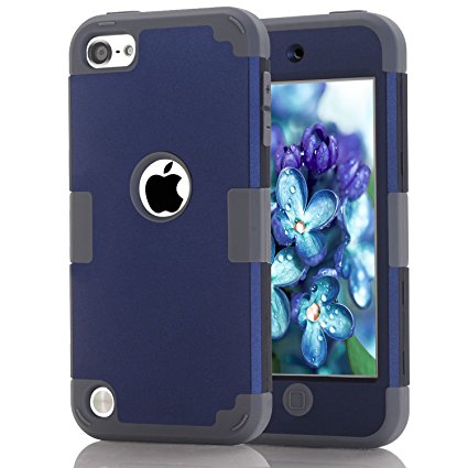 iTouch 5,iPod Touch 6 Case,SAVYOU Colorful Series Heavy Duty High Impact Armor Case Cover Protective Cover Case for Apple iPod touch 5 6th Generation