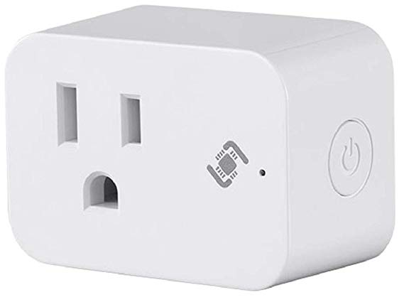 Monoprice Wireless Smart Plug Mini - White, No Hub Required with Energy Monitoring & Reporting, Compatible with Alexa and Google Home - from Stitch Smart Home Collection