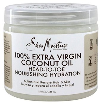 Shea Moisture 100% Xtra-Virgin Coconut Oil 15oz Head-To-Toe (2 Pack)