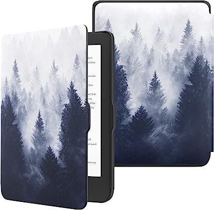 MoKo Case for Kobo Clara HD 6" 2018 E-Reader Cover Case, Premium Ultra Compact Protective Sleep Wake Up Slim Lightweight Cover Case for Kobo Clara HD 6" Tablet/e-Reader, Gray Forest