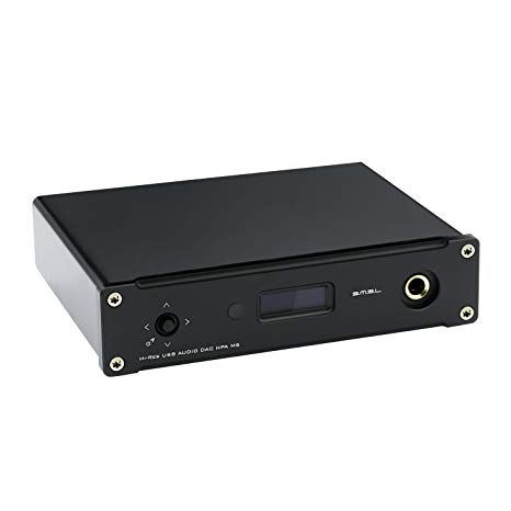 SMSL M6 32Bit/384KHz DAC USB Optical Decoder,Digital to Analog Converter with Headphone Amplifier Black