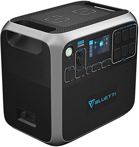 BLUETTI Portable Power Station AC200P 2000W 2000Wh Solar Generator 700W PV Max. Backup Battery Pack with 6 2000W AC Outlet(4800W Surge) for RV Home Emergency Outdoor Camping Explore