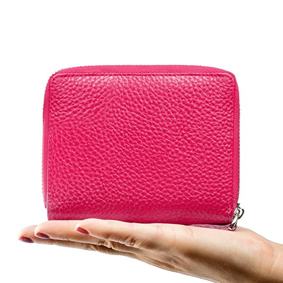 Privé® RFID Blocking Women's Wallet - Luxury Geniune Leather Wallet - Best Identity Theft Protection and Credit Card Protector - Keep Credit Card Information Safe & Secure