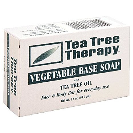 Tea Tree Therapy, Soap Bar, Vegetable Base, 3.5 oz (3-Pack)