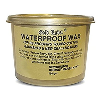 Gold Label Waterproof Wax For Re-Proofing Wax Cotton Clothing & Horse Turnout Rugs 400g