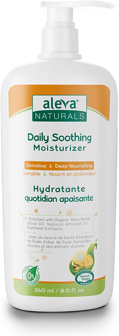 Daily Soothing Moisturizer | Face and Body | For Babies and Toddlers | Perfect for Sensitive Skin and Eczema | Made with Natural and Organic Ingredients | (8 fl.oz / 240ml)