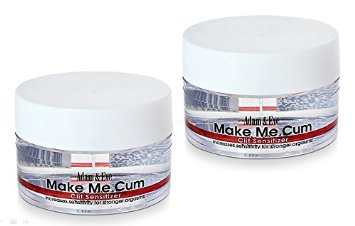 Adam and Eve Make Me Cum Clitoral Clit Sensitizer Cream  Size 05 Oz Pack of 2