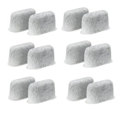 12-Replacement Charcoal Water Filters for Cuisinart Coffee Machines