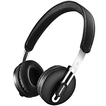 Mpow Bluetooth Headphones On Ear, Stereo Bluetooth Headset, Convertible Lightweight Headphones, Wireless & Wired Headphones with Mic for Cell Phones/ PC/ TV