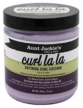 Aunt Jackies Curl La La Defining Curl Custard 15 Ounce Jar (443ml) (6 Pack)