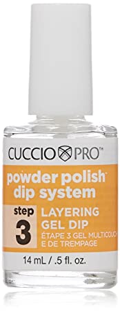 Cuccio Naturale Cuccio Pro Powder Polish Dip System Layering Gel Dip - Step 3, 0.5 Oz