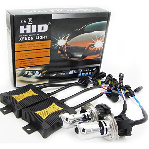 H4 (HB2/9003) HID Xenon Conversion Kit With "Slim" ballast, 2 Bulbs & 2 Premium Digital Ballasts Hids kits ( 4300K)