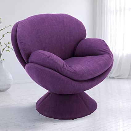 Comfort Chair Mac Motion Purple Pub Leisure Accent Chair Fabric, One Size