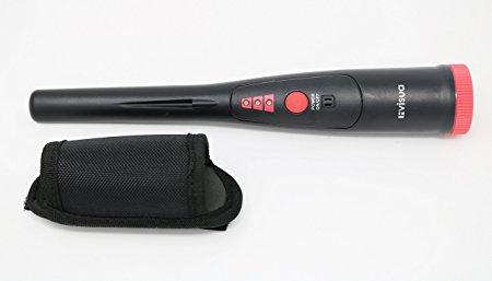 Visua VSMDPPS Waterproof Pinpointer Tool with Beep and Vibrate Indicator for Metal Detecting with LED Search Light and Belt Holster