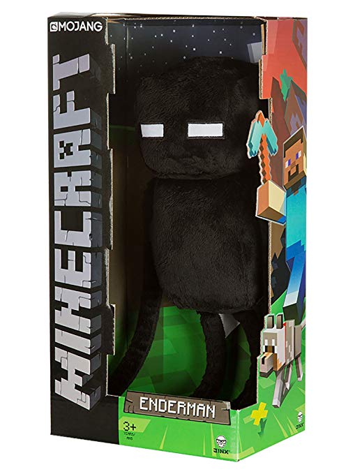 JINX Minecraft 17" Enderman Plush Stuffed Toy (with Display Box)