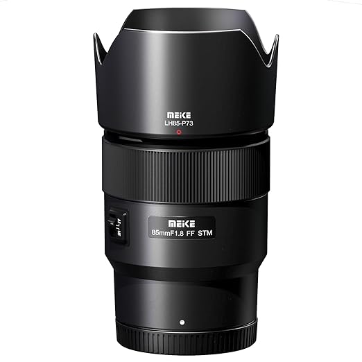 Meike 85mm F1.8 STM Nikon Z Mount Lens | Large Aperture Full Frame & Auto Focus Telephoto Fixed Prime Portrait Lenses for Cameras Z50, Z5, Z6, Z7 Z30 | Black