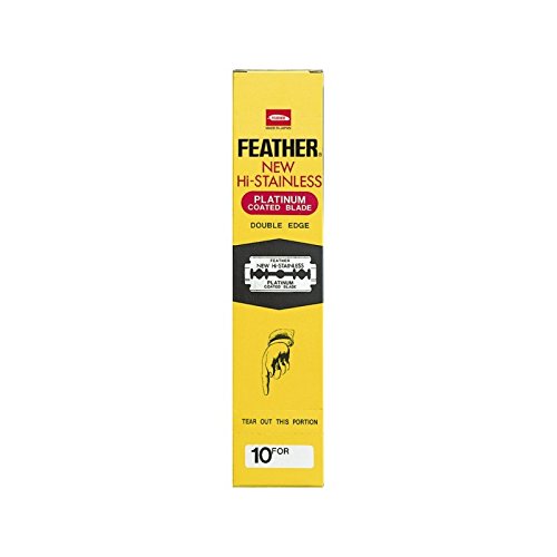 MADE IN JAPAN - Feather Razor Blades 200 - Feather Razor Blades - Feather Safety Razor Blades - Feather Double Edge Blades