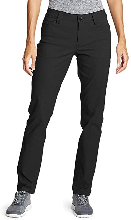 Eddie Bauer Women's Horizon Guide 5-Pocket Slim Straight Pants