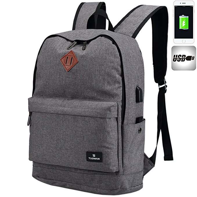 LINGTOM Durable Lightweight School Backpacks Laptop Travel Bags