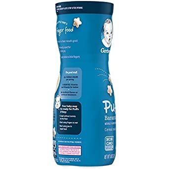 Gerber Puffs Banana Cereal Snack (42 GMS)