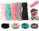 Mookiraer Baby Girl Newest Turban Headband Head Wrap Knotted Hair Band
