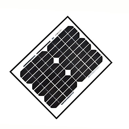 ALEKO® 10W 10-Watt Monocrystalline Solar Panel