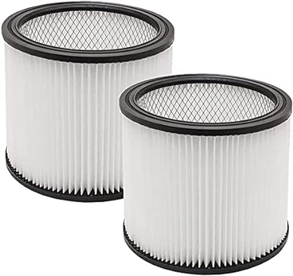 Wet Dry Vac Filter 90304 for Shop-Vac 90350 90304 90333 Replacement fits most Wet/Dry Vacuum 5 Gallon and above. 2 pack