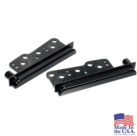 Scosche TA1465B Double DIN/ISO Brackets for Select 2000-Up Toyota & Scion Vehicles