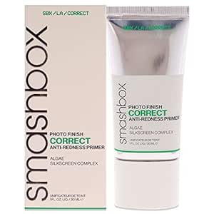 Photo Finish Correct Anti-Redness Makeup Primer - Reduce the Look of Redness and Calm Stressed Skin - Standard, 1.01 fl oz