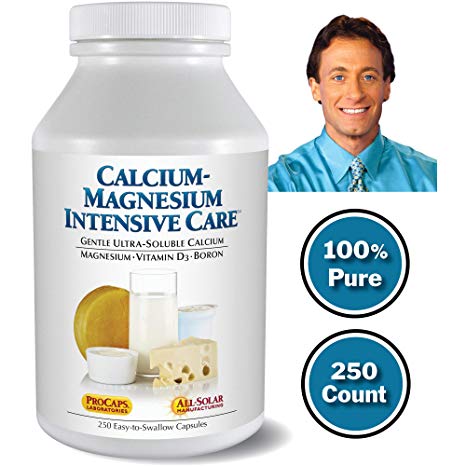 Andrew Lessman Calcium Magnesium Intensive Care 250 Capsules – Bone and Skeleton Health Essentials. Easy to Swallow Capsules with Super Soluble Fine Powder. Gentle to Even The Most Sensitive Stomachs