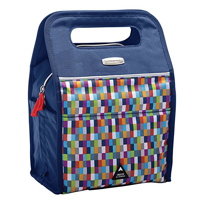 Rubbermaid LunchPak Insulated Freezable Lunch Bag, Small, Navy Pixel