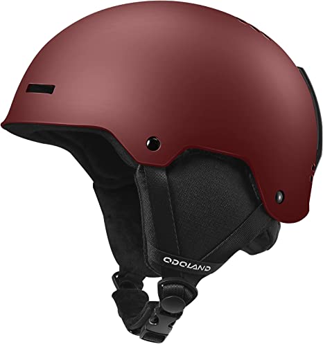 Odoland Ski Helmet, Snowboard Helmet for Men, Women and Youth, Goggles Compatible, Great Ventilation, Safety Certificated Snow Helmet