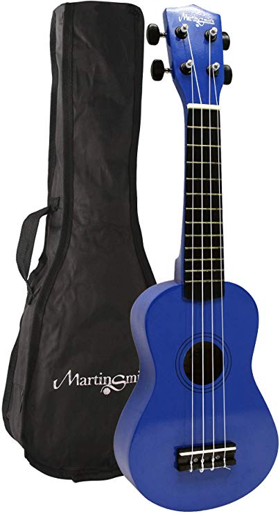 Martin Smith UK-222-BL Ukulele, Blue