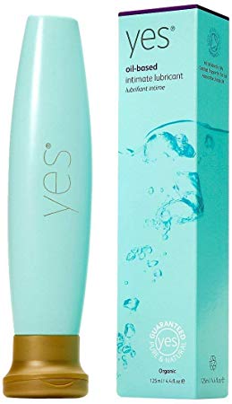 YES Personal Lubricant Oil Based Formula | Organic Intimate Lubricant 140ml / 4.7 floz