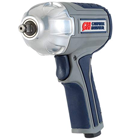 Air Impact Wrench - Twin Hammer 3/8" Impact Driver w/ Composite Body and Comfort Grip (Campbell Hausfeld XT00100)