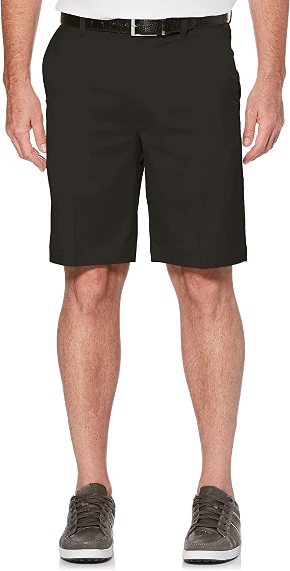 PGA TOUR Mens 9" Flat Front Golf Shorts with Active Waistband (Size 30-44 Big & Tall)