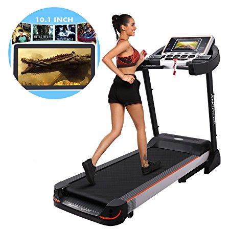 Bellar 10.1 Inch WIFI Large Color Touch Screen 3.0 HP Folding Electric Treadmill