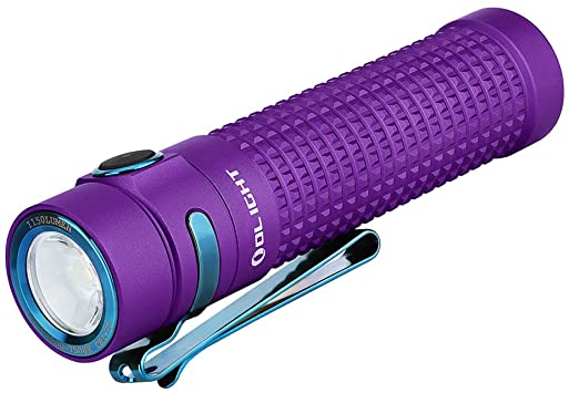 OLIGHT S2R II Purple 1150 Lumens USB Magnetic Rechargeable Variable-output Side Switch EDC LED Flashlight (S2R II)