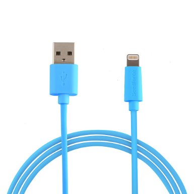 Seedforce Apple Certified 3ft 8 pin Lightning Cable USB SYNC Cable Charger Cord for Apple iPhone 5  5s  5c  6  6 Plus iPod 7 iPad Compatible with iOS 8 MFI Certified Blue