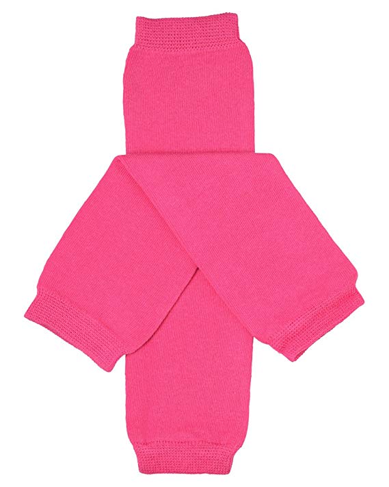 juDanzy Solid Hot Pink Baby Girls and Toddler Leg Warmers