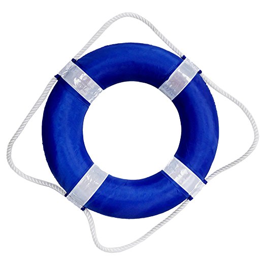 Blue Wave Foam Pool Swim Ring Buoy