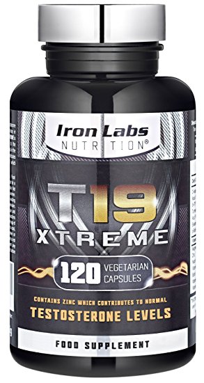 T19 Xtreme | Testosterone Booster for Muscle, Strength & Performance | 110% Guaranteed | 120 Vegetarian Capsules