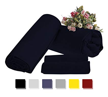 Mayfair Linen #1 Now for Sale on Amazon - 100% Egyptian Cotton - 500 Thread Count 4 Piece Sheet Set- Color Navy Blue,Size Twin (1 Flat Sheet, 1 Fitted Sheet and 2 Pillow Cases)