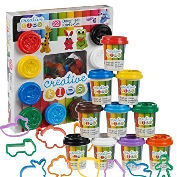 22pc Dough set and Accessories 10x55g