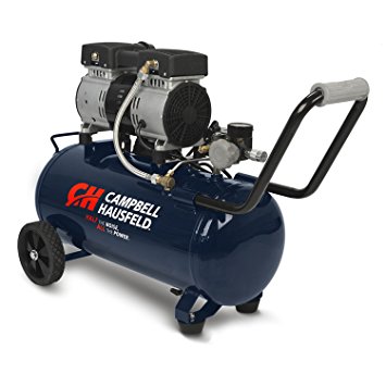 Quiet Air Compressor, 8 Gallon, Half the Noise, 4X the Life, All the Power (Campbell Hausfeld  DC080500)